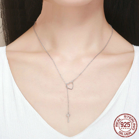 Image of The Key To Your Heart Pendant Necklaces