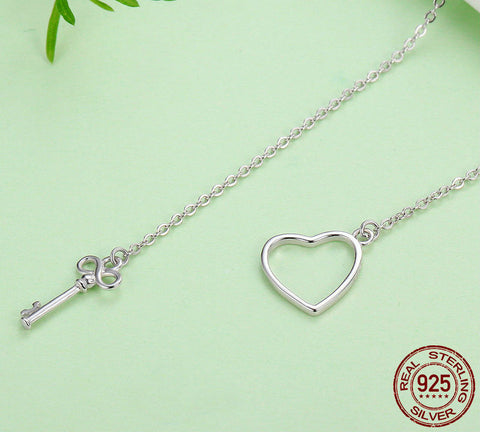 Image of The Key To Your Heart Pendant Necklaces