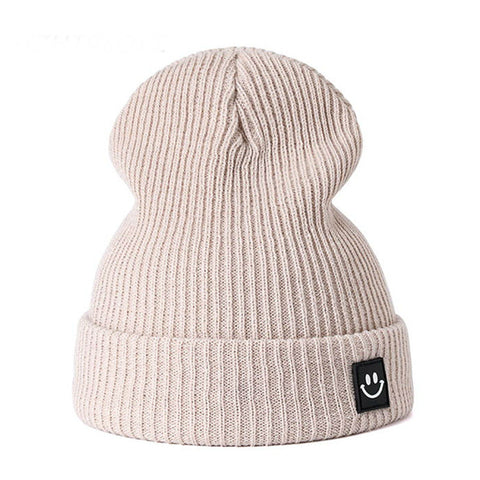 Image of Winter Knitted Unisex Hat Cotton Beanie