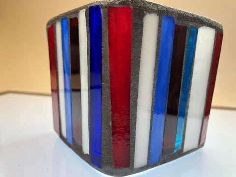 Image of Ocean Mosaic Glass Votive