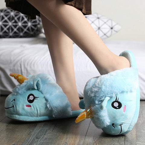 Image of Catch the Uncatchable Unicorn slippers