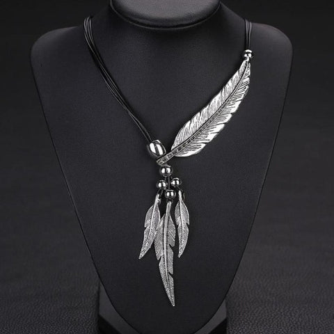 Image of Free Leaf Antiqued Vintage Style with Clasp Necklace (Just Pay Shipping)
