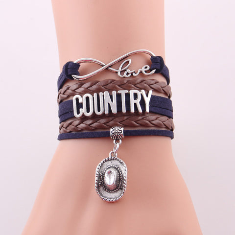 Image of Love country Music bracelet & bangles for women Jewelry 50% off and free shipping