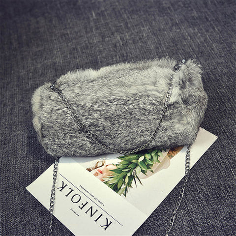 Image of Soft Fur Shoulder Bag Fall 2017