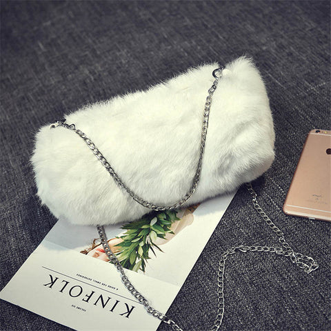 Image of Soft Fur Shoulder Bag Fall 2017