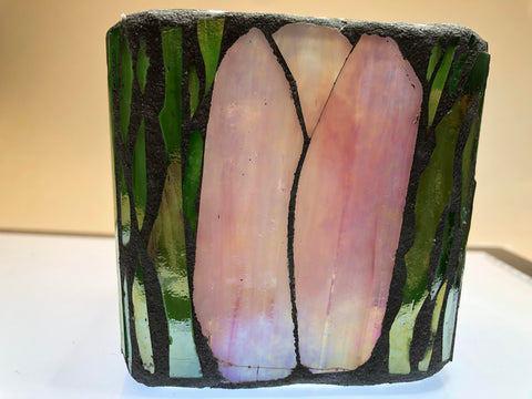 Image of Paradise Mosaic Glass Votive