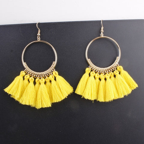 Image of Bohemian Tassel Earrings