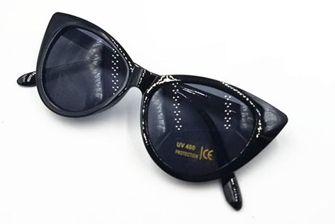 Image of Retro Vintage Cat-Eye Sunglasses Women Eyewear