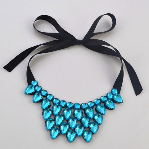 Image of Heart-shaped resin necklace