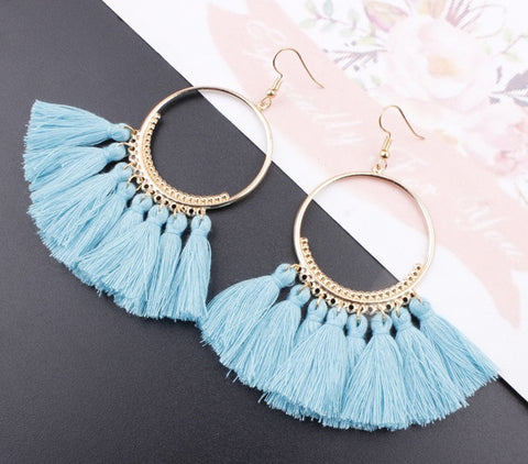 Image of Bohemian Tassel Earrings