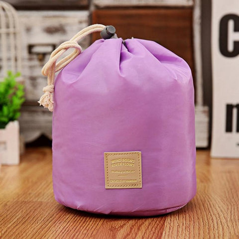 Image of Waterproof Cosmetic Bag Drawstring Makeup Bag Beauty Case