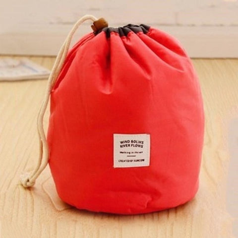 Image of Waterproof Cosmetic Bag Drawstring Makeup Bag Beauty Case
