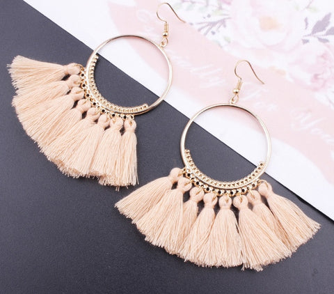 Image of Bohemian Tassel Earrings