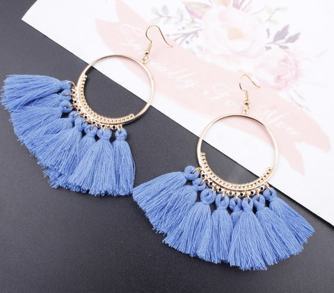 Image of Bohemian Tassel Earrings