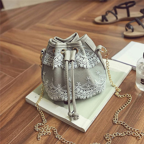 Image of Lace Satchel Cross Body Handbag