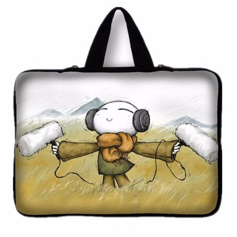 Image of Computer Bag Zipper Laptop Sleeve Case For 10.1" to 17.3'' Notebook Bag Size - 15.6 inch