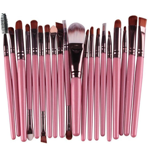 Image of Professional 20pcs/set Makeup Brushes Foundation Powder Eye shadow Blush Eyebrow Lip Brush Cosmetic Tools