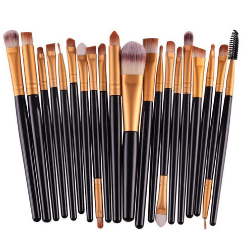 Image of Professional 20pcs/set Makeup Brushes Foundation Powder Eye shadow Blush Eyebrow Lip Brush Cosmetic Tools