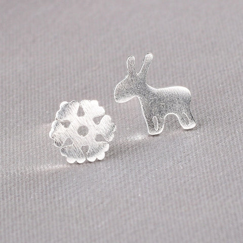 Image of Real 925 Sterling Silver Small Stud Earring