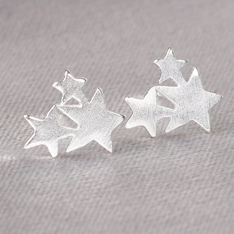Image of Real 925 Sterling Silver Small Stud Earring