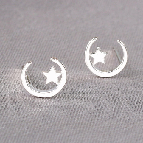 Image of Real 925 Sterling Silver Small Stud Earring