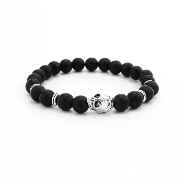 High quality matte beads bracelets Spartan warrior Mask bracelet - Free + Shipping