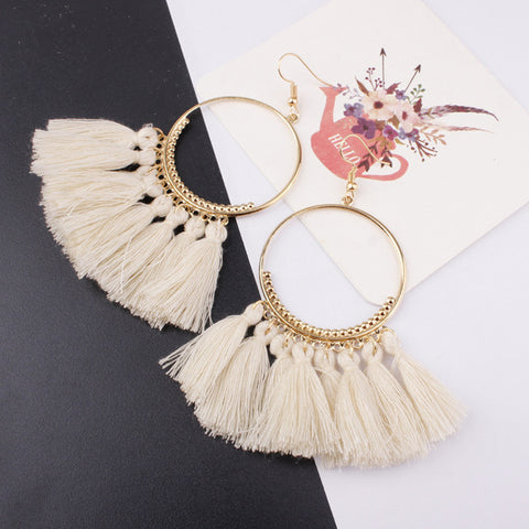 Image of Bohemian Tassel Earrings
