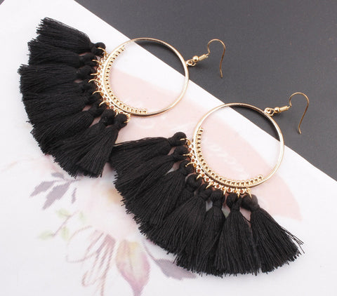 Image of Bohemian Tassel Earrings