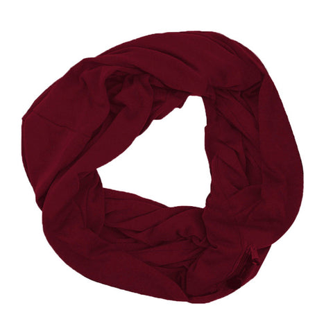 Image of Women Infinity Scarf Zippered Secret Pocket