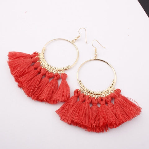 Image of Bohemian Tassel Earrings