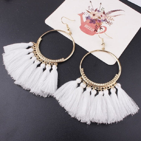 Image of Bohemian Tassel Earrings