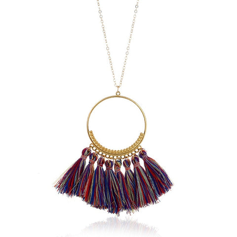 Image of Bohemian Tassel Necklace
