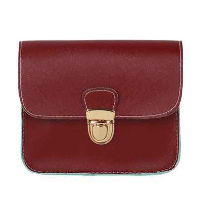Image of Evening Casual Leather Flap Handbags with Long Cross Over Strap