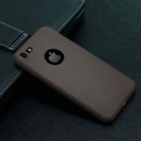 Image of Leather Phone Cases for iPhone 7 7 Plus 6 6s Luxury Style Soft Covers Back Case for iPhone7 7Plus Phone Back Shell