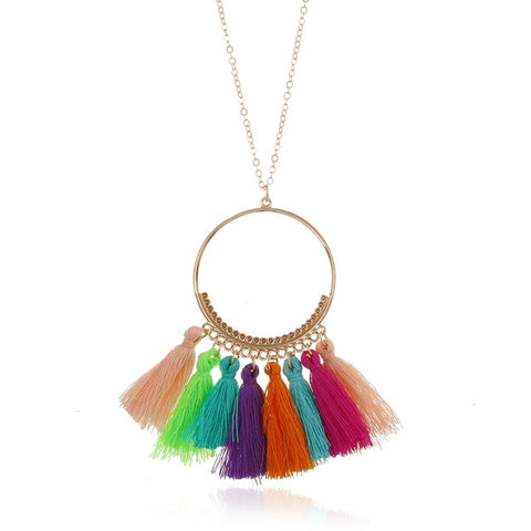 Image of Bohemian Tassel Necklace