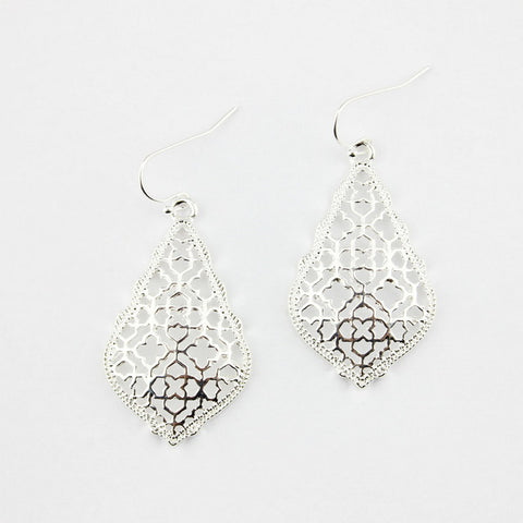 Image of Inspired Hollowed Dangle Drop Earrings