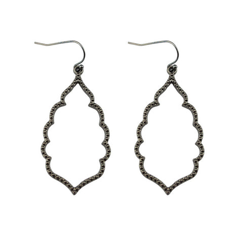 Image of Inspired Hollowed Dangle Drop Earrings