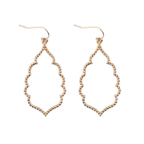 Image of Inspired Hollowed Dangle Drop Earrings