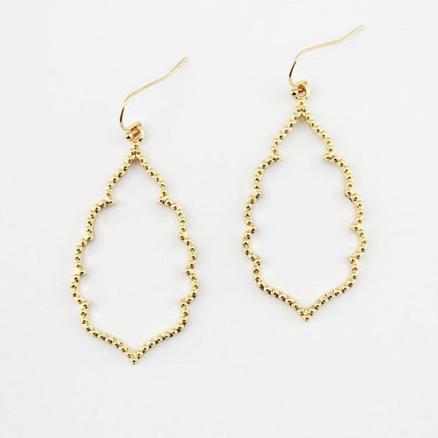Image of Inspired Hollowed Dangle Drop Earrings