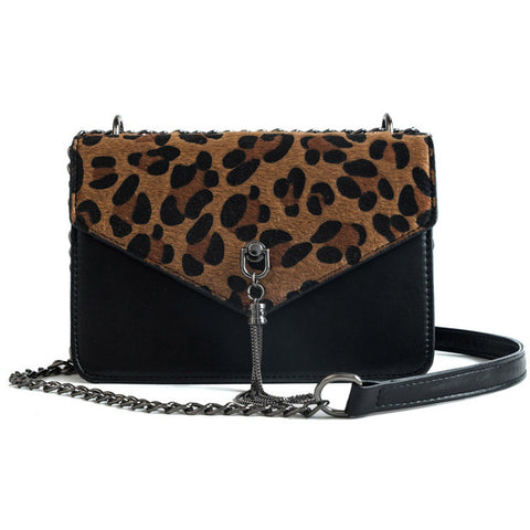 Image of Leopard & Tassel Purse