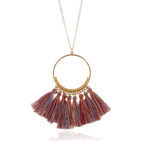 Image of Bohemian Tassel Necklace