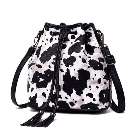 Image of Animal Print Drawstring Bucket