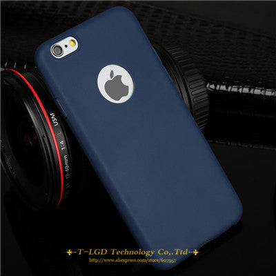 Image of Candy Colors Soft TPU Silicon Phone Cases For iPhone 6 6s 5 5s SE 7 7 Plus Coque Capa