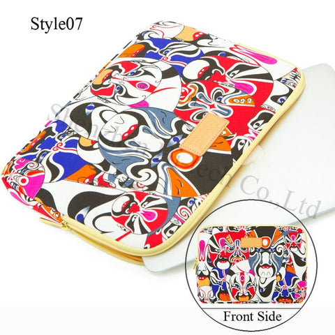 Image of Genuine Bohemia Laptop Bag National Style Shockproof Waterproof Laptop Sleeve Notebook Case For Macbook 10/11/12/13.3/14/15/17"