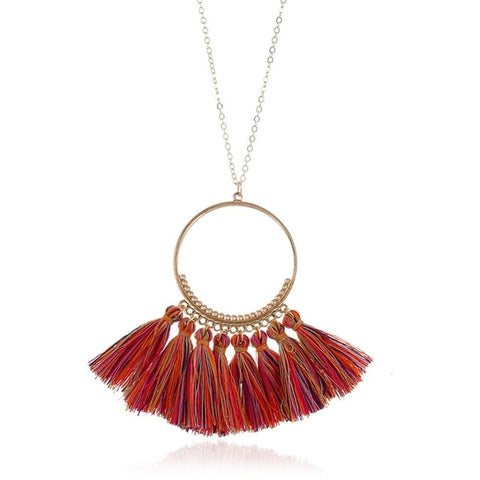 Image of Bohemian Tassel Necklace