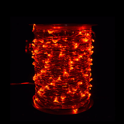 Image of Copper LED wire String Lites AA Battery Operated 33FT 10M 100 led Decorations LED Copper Wire String Fairy Lights Lamps
