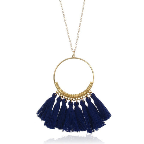 Image of Bohemian Tassel Necklace