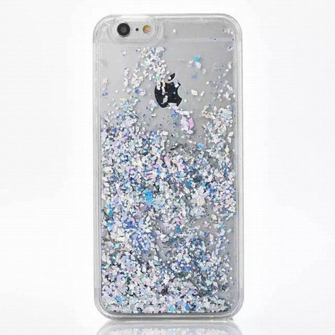 Image of LOVECOM Dynamic Liquid Glitter Colorful Paillette Sand Quicksand Hard Back Cover Phone Case For iPhone 6 6S 7 7 Plus