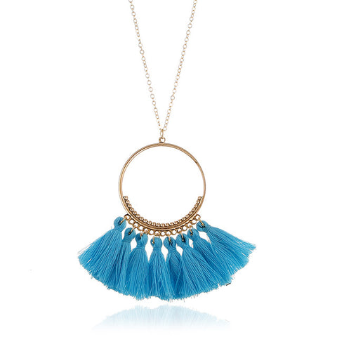 Image of Bohemian Tassel Necklace