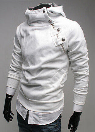 Image of 2017 Men's Casual Hoodies Mens Turtleneck Hooded Jumper Thicken Warm Sweatshirts Big Size M-3XL